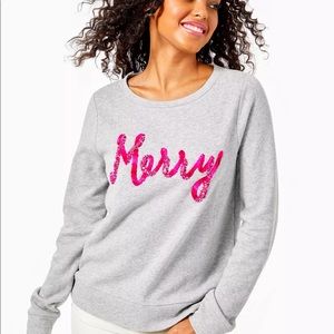 🛑SOLD🛑 NWT Lilly Pulitzer Merry Sweatshirt - M